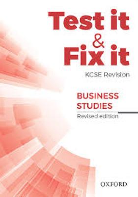 Oxford Test It &amp; Fix It Business Studies